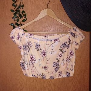 Off-Shoulder Crop Top